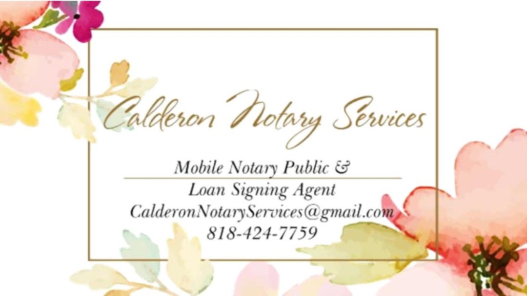 Calderon Mobile Notary